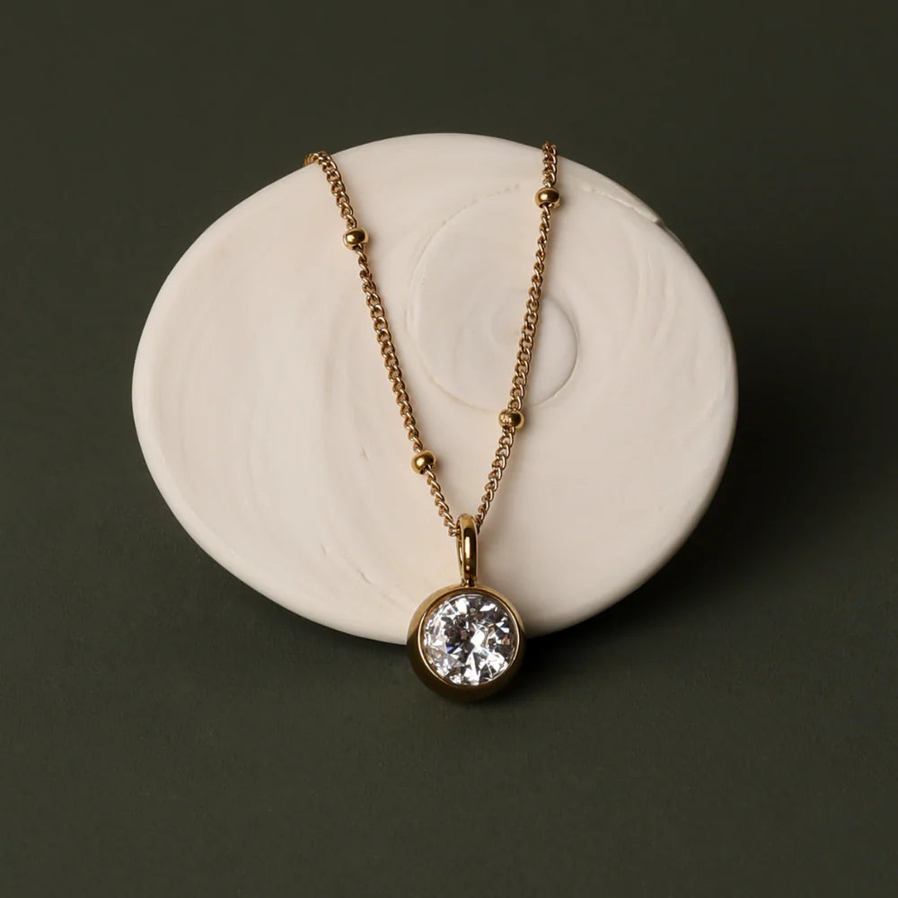 Collier avec Pierre de Signe Astrologique