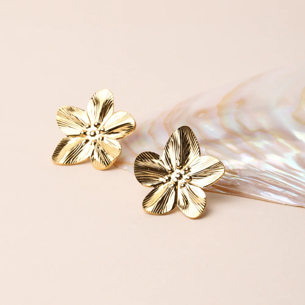 Boucles d’oreilles Hibiscus