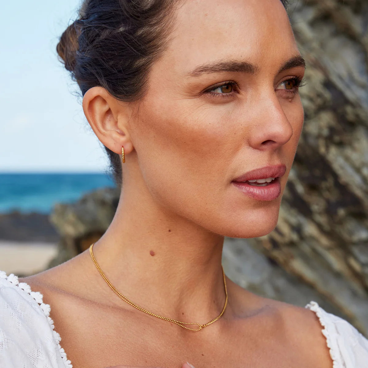 Boucles d’oreilles Créoles Torsadées