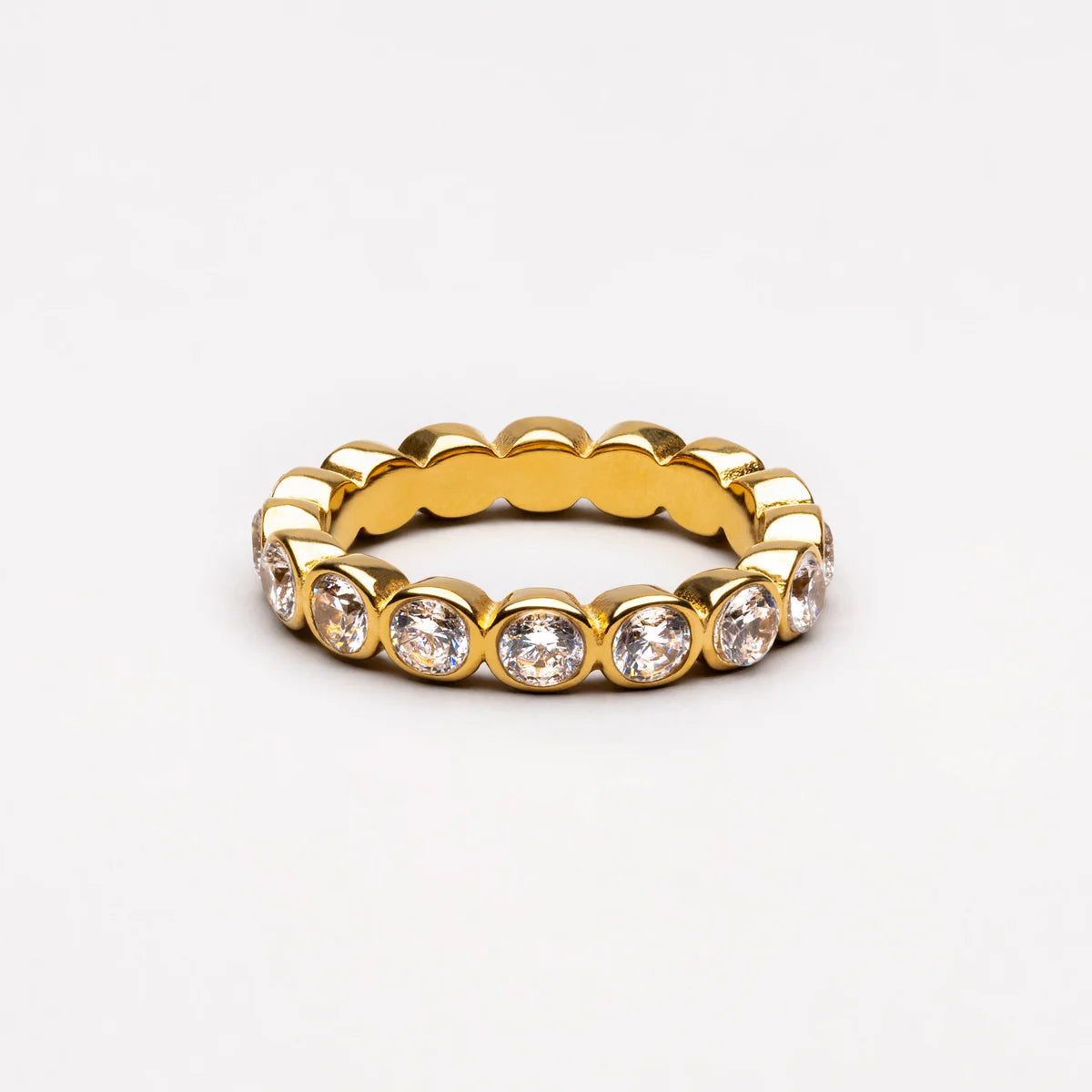 Bague Perlée Étincelante