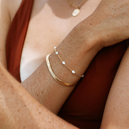Bracelet en Perles d’Eau Douce "Lovina"