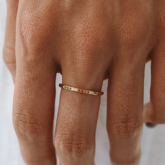 Bague "Golden Hour"
