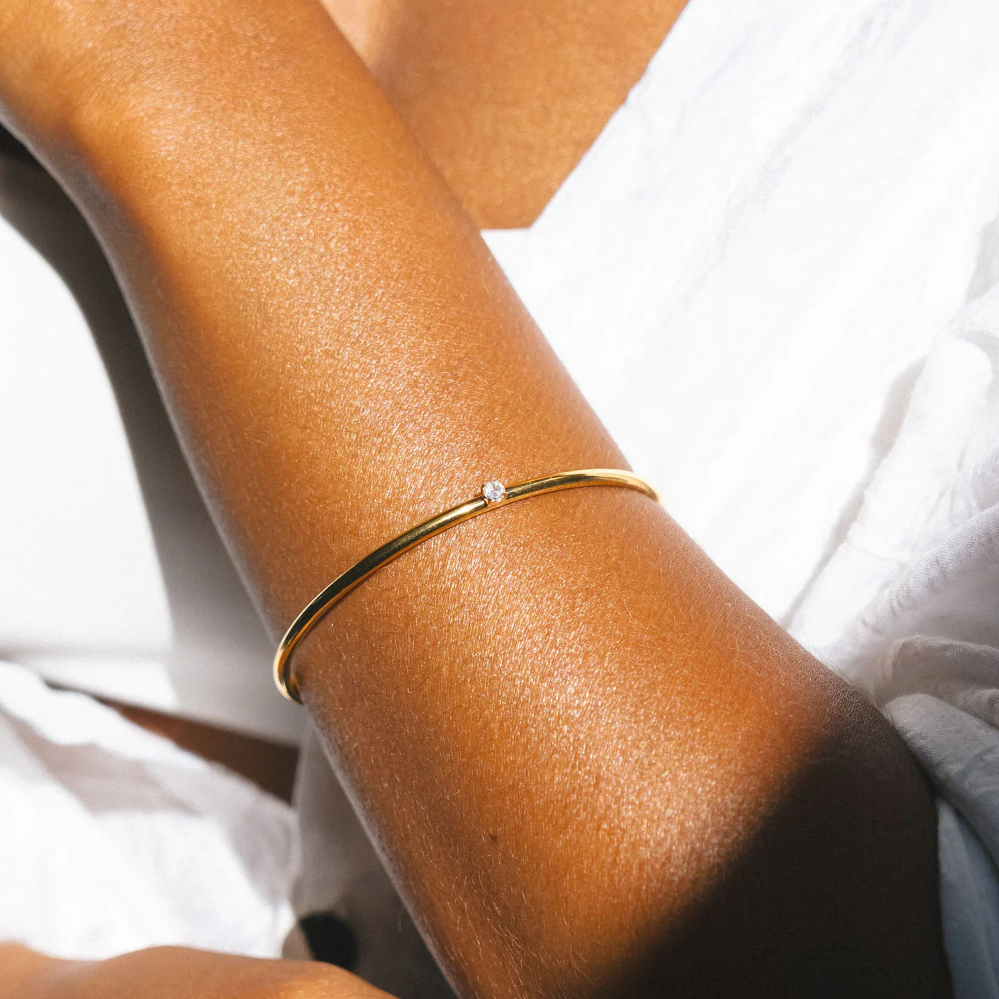 Bracelet Manchette Solaire Fin