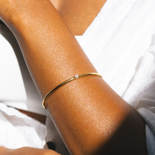 Bracelet Manchette Solaire Fin
