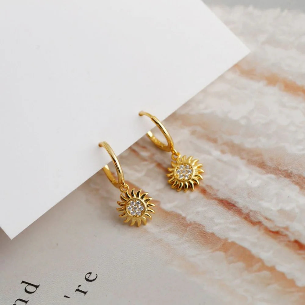 Boucles d’oreilles Créoles Hélios