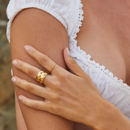 Bague Martelée