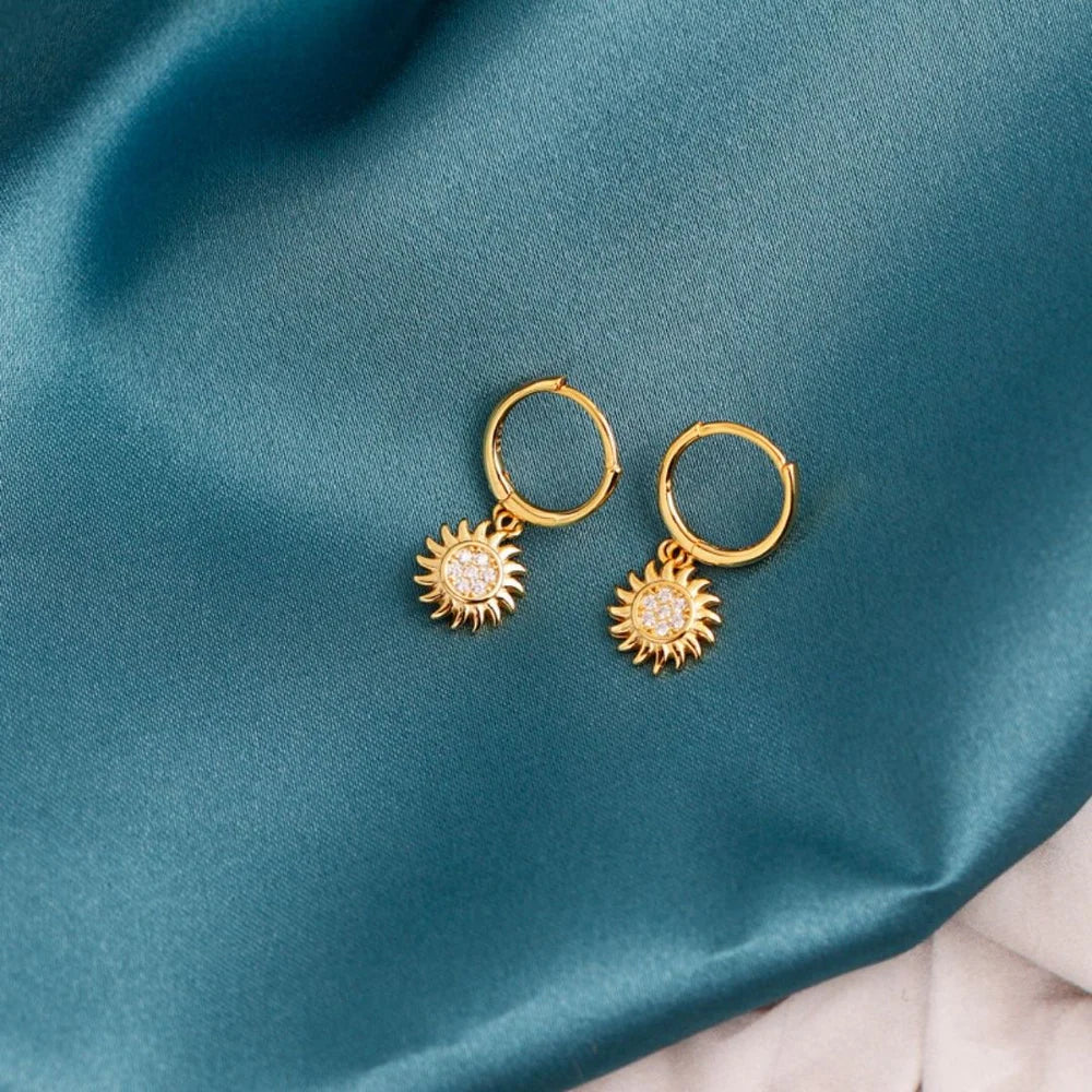 Boucles d’oreilles Créoles Hélios