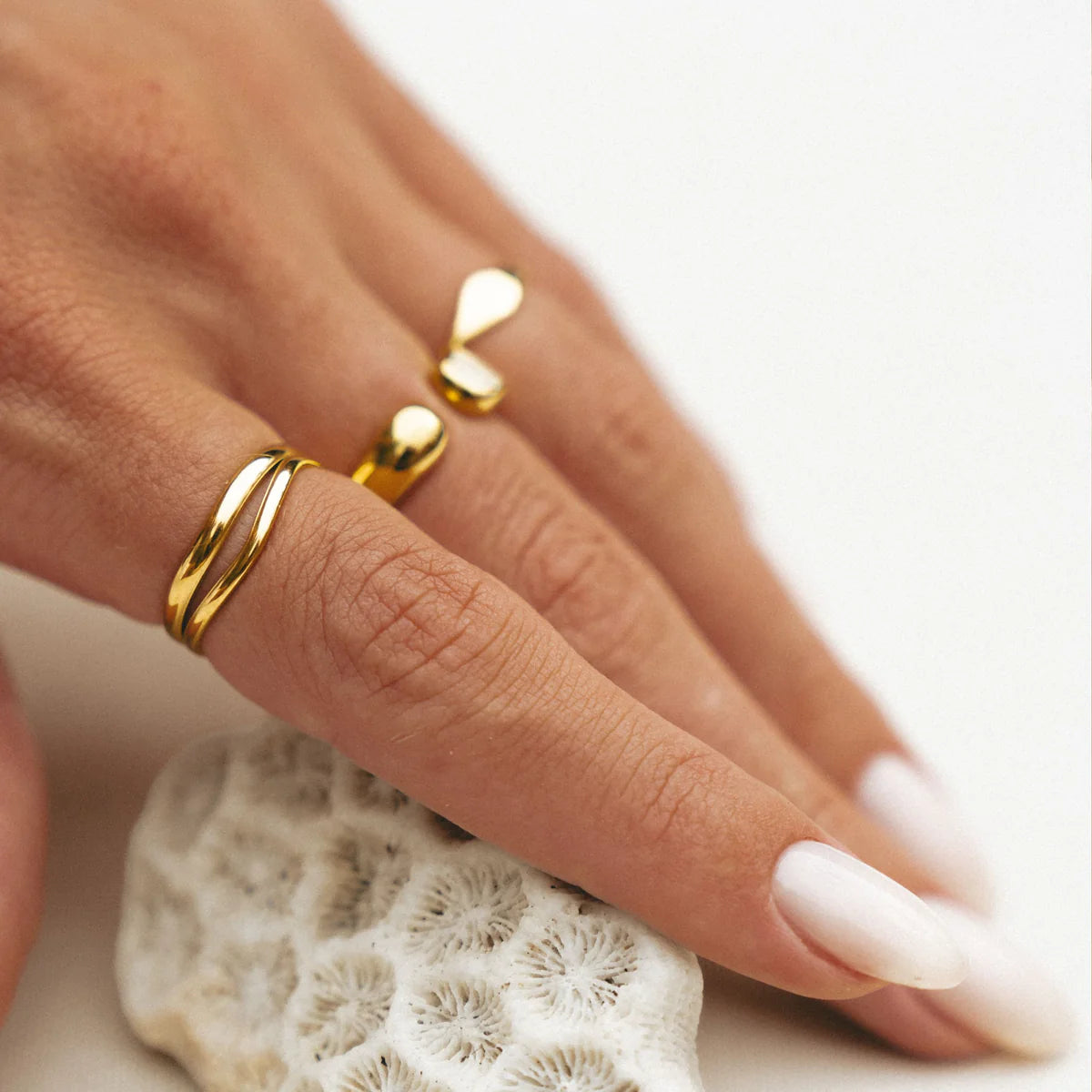 Bague double "Breeze"