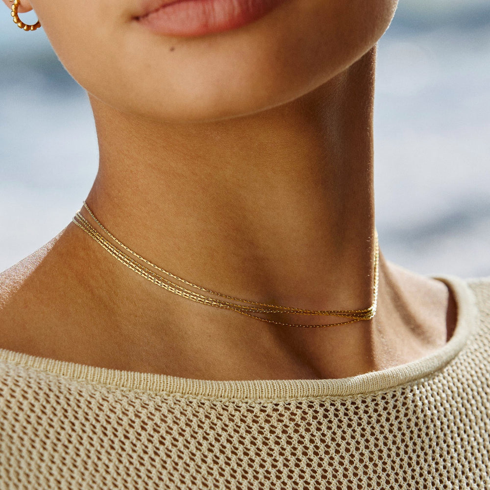 Collier Ras-du-Cou Superposé "Riviera"