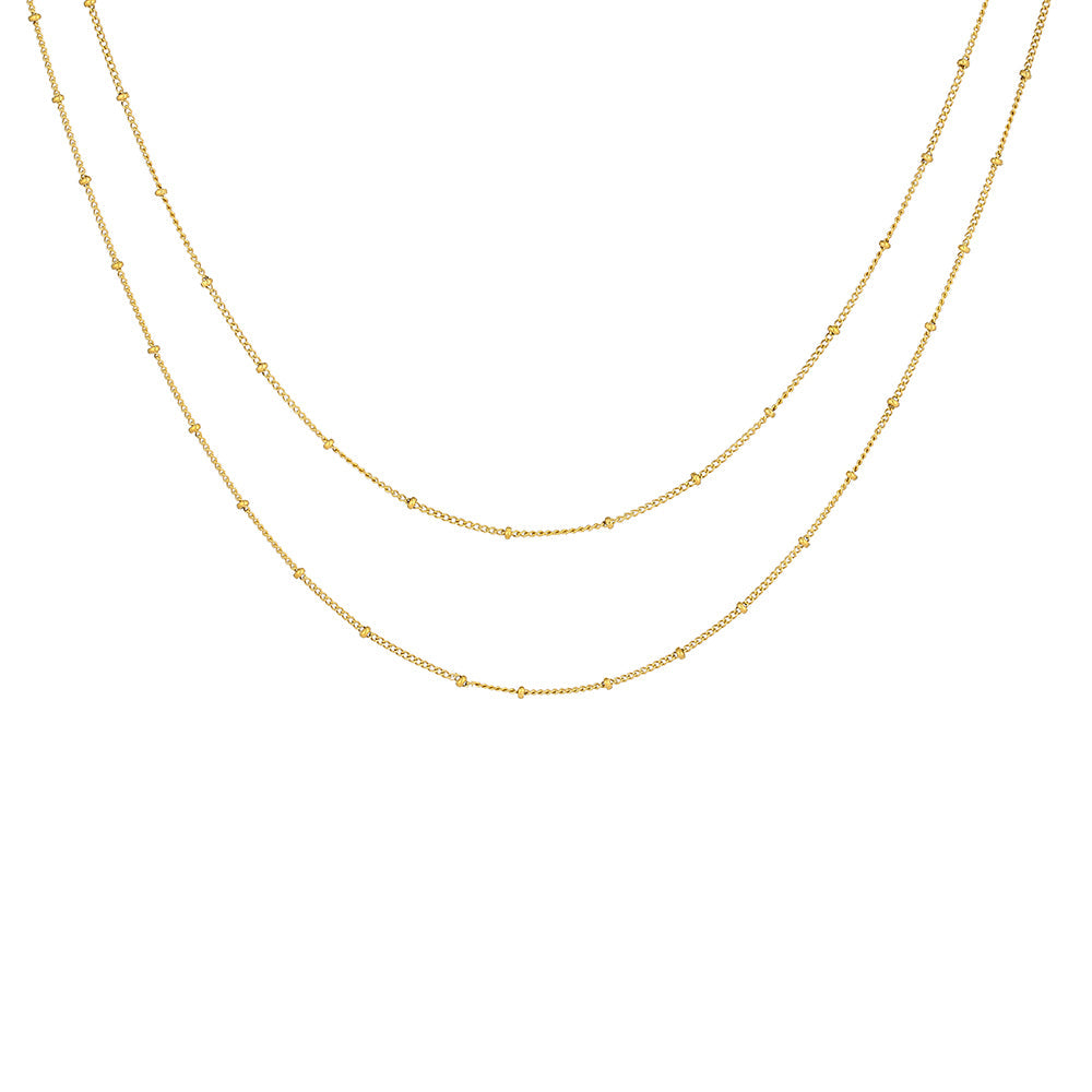 Collier ras-de-cou superposé