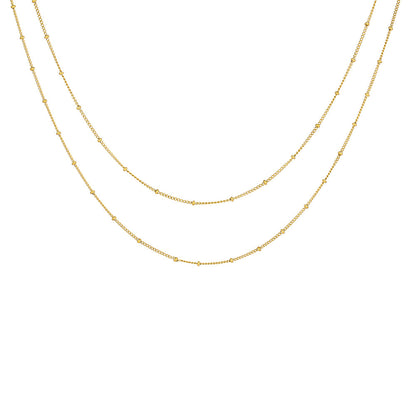 Collier ras-de-cou superposé