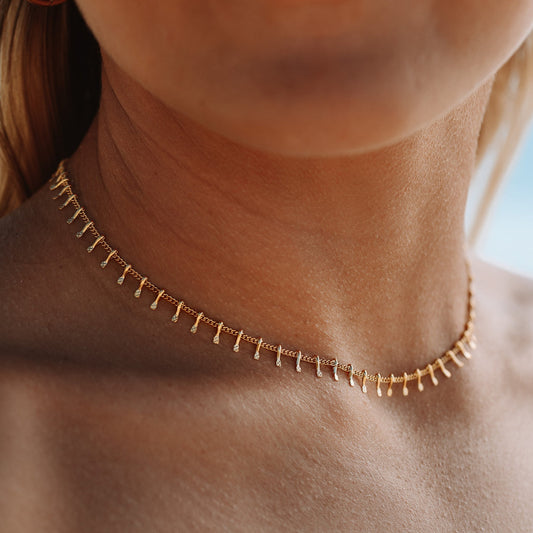 Collier ras-de-cou "Azur"