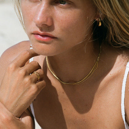 Collier Ras-du-Cou Superposé "Riviera"