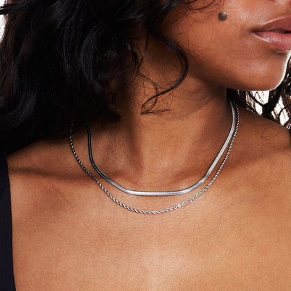 Collier superposé "Côte d’Azur"