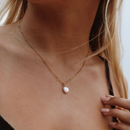 Collier en perle baroque