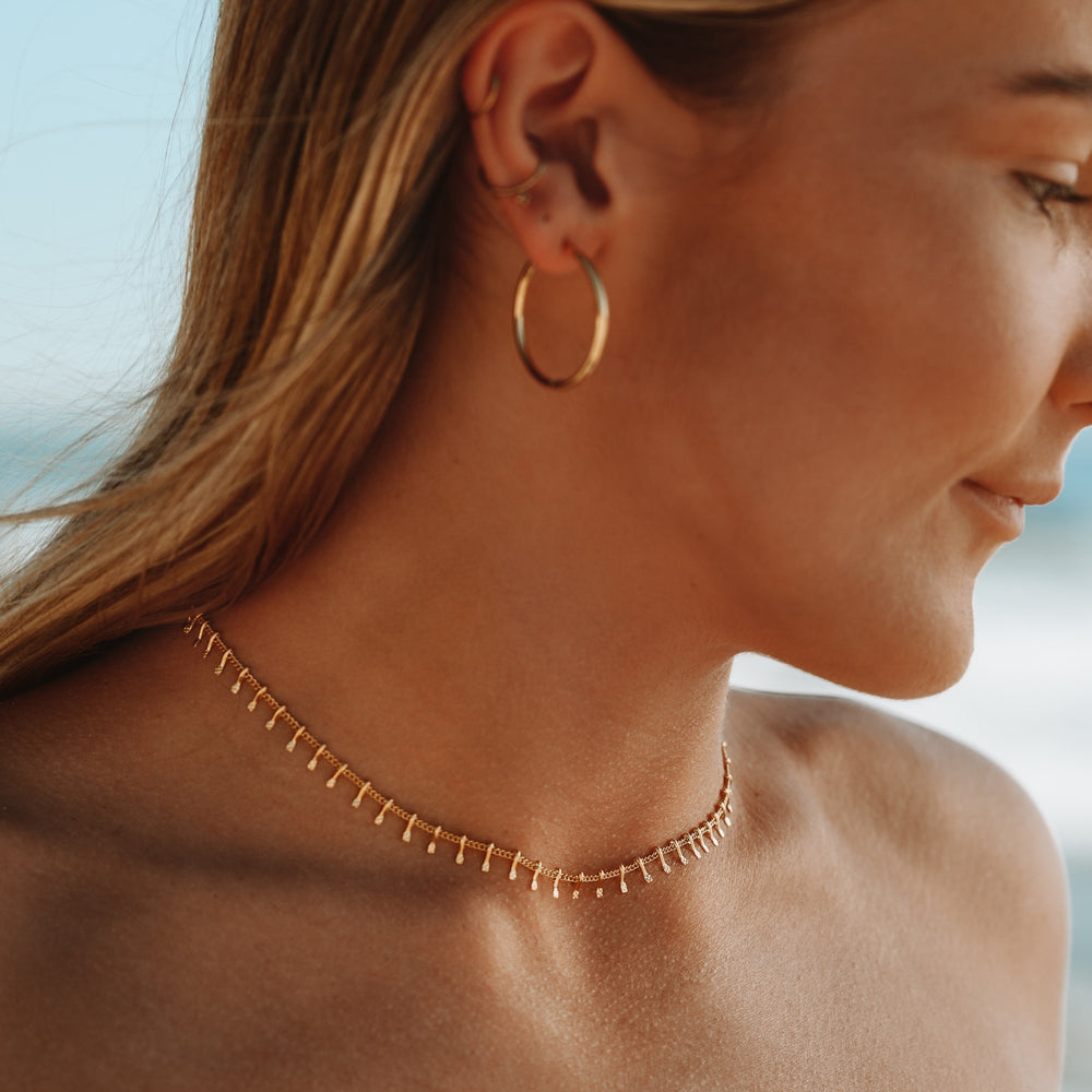 Collier ras-de-cou "Azur"