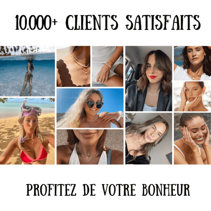 Collier Initial en Perle