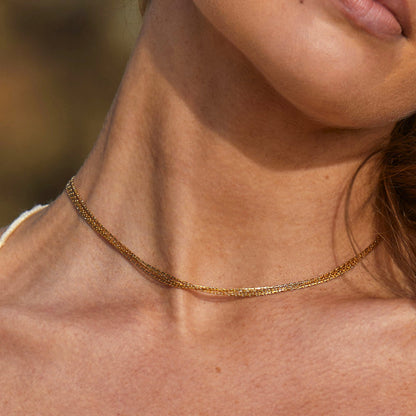 Collier Ras-du-Cou Superposé "Riviera"