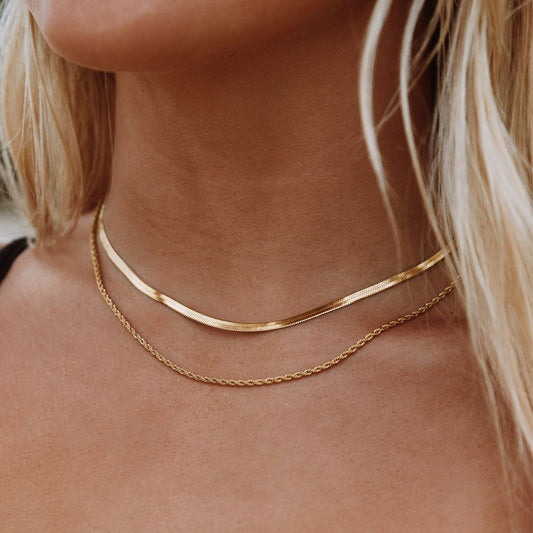 Collier superposé "Côte d’Azur"