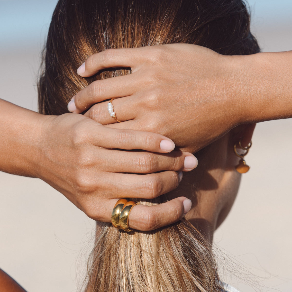 Bague Double Chunky