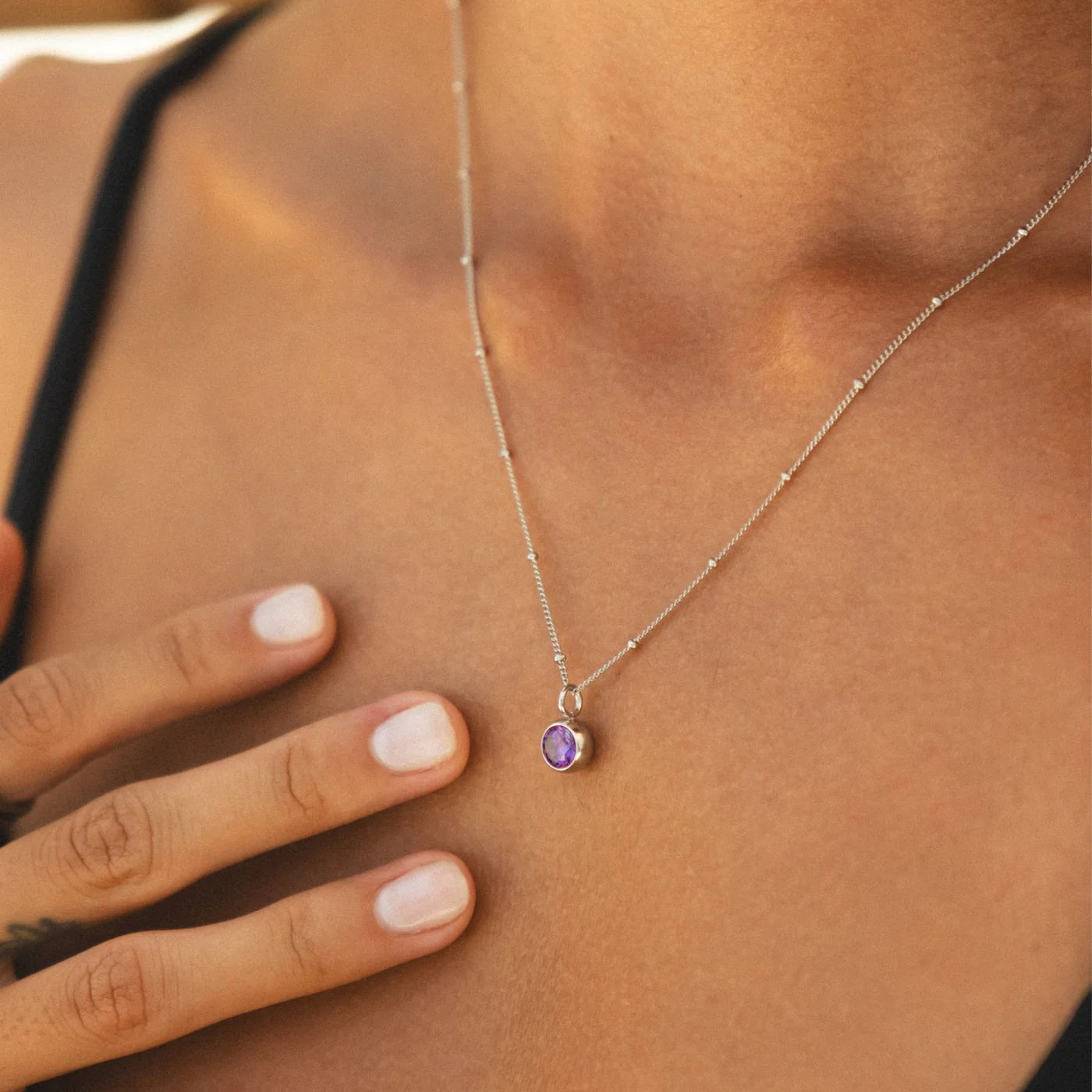 Collier avec Pierre de Signe Astrologique