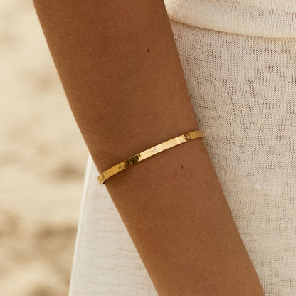 Bracelet Manchette "Étoile Brillante"