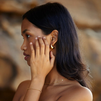 Boucles d’oreilles Créoles Goutte