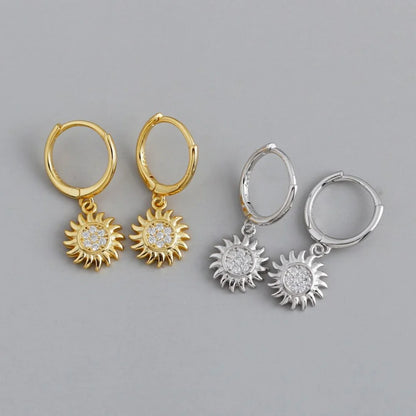 Boucles d’oreilles Créoles Hélios