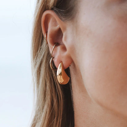 Boucles d’oreilles Créoles Goutte