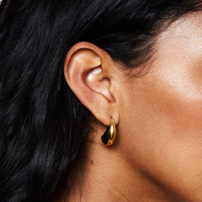 Boucles d’oreilles Créoles Goutte