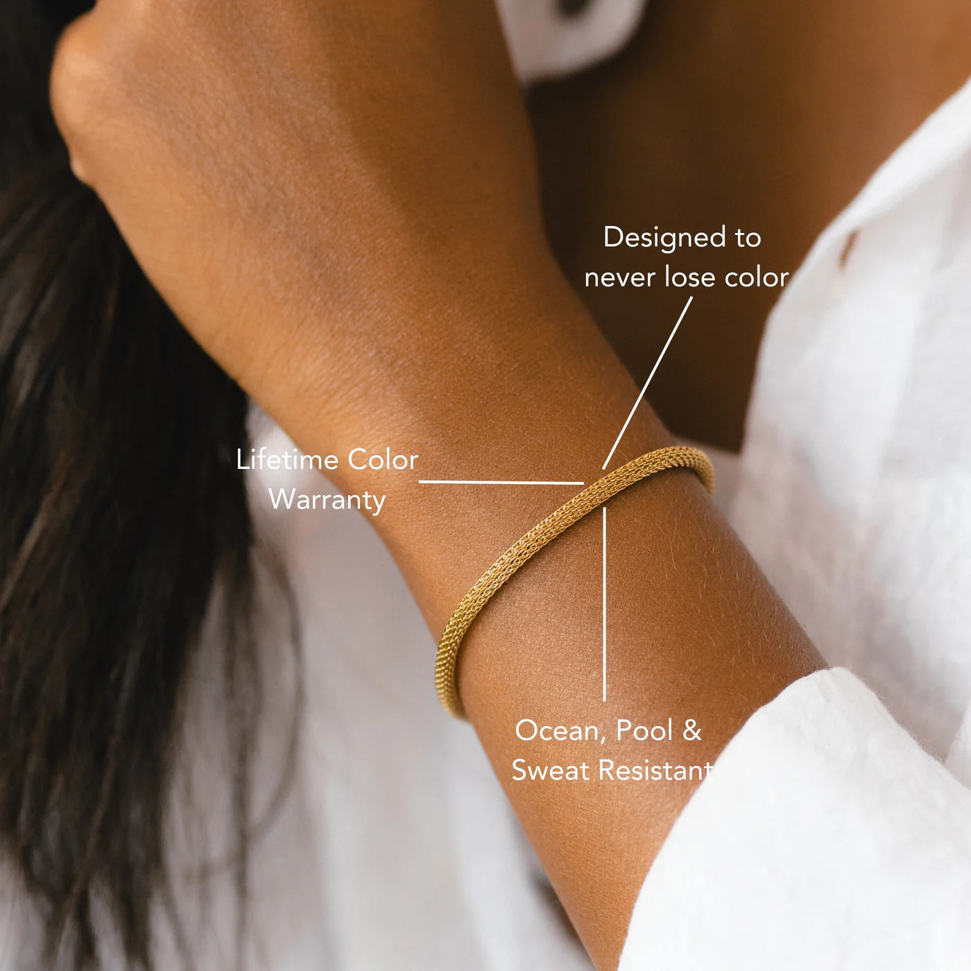 Bracelet Chaîne Tressée