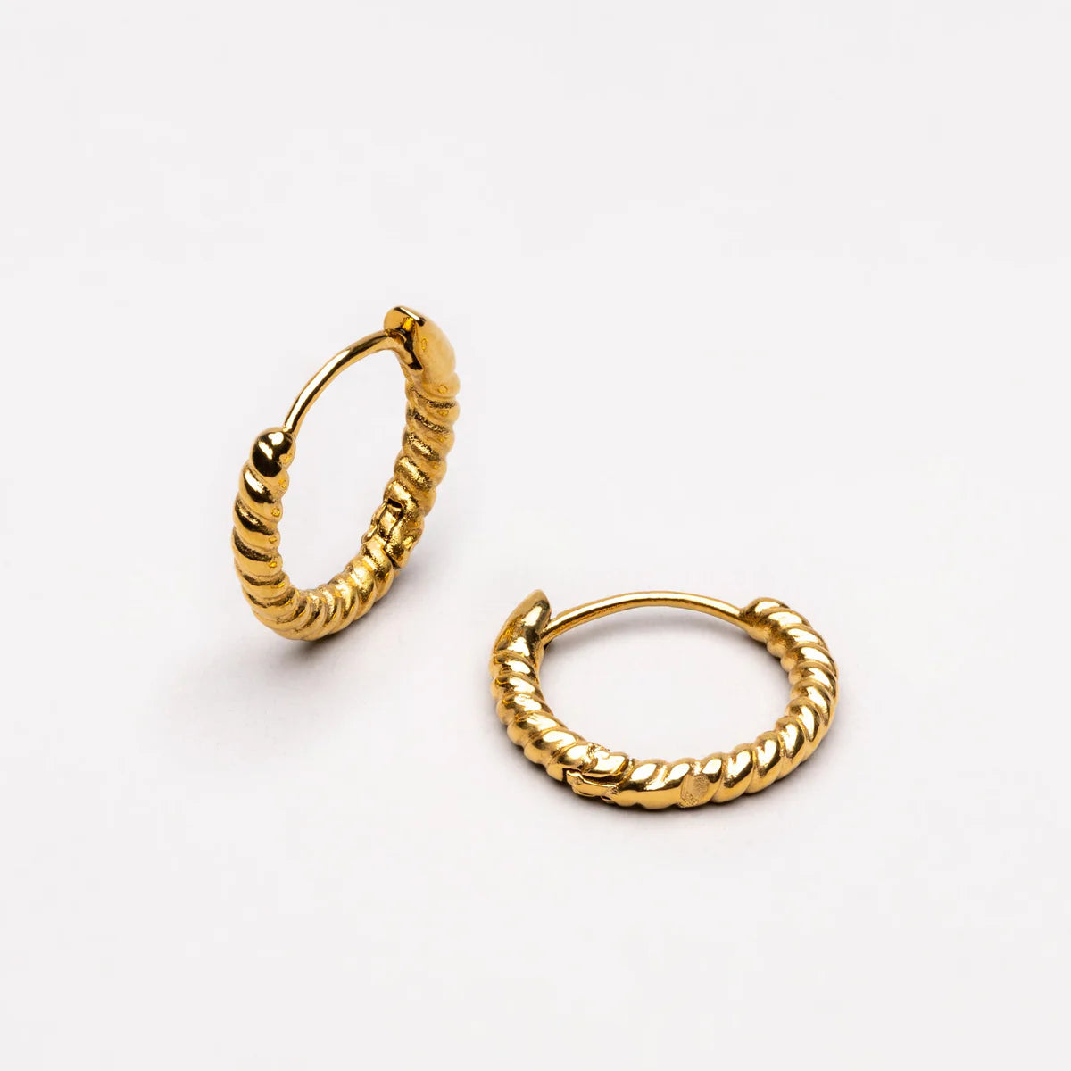Boucles d’oreilles Créoles Torsadées