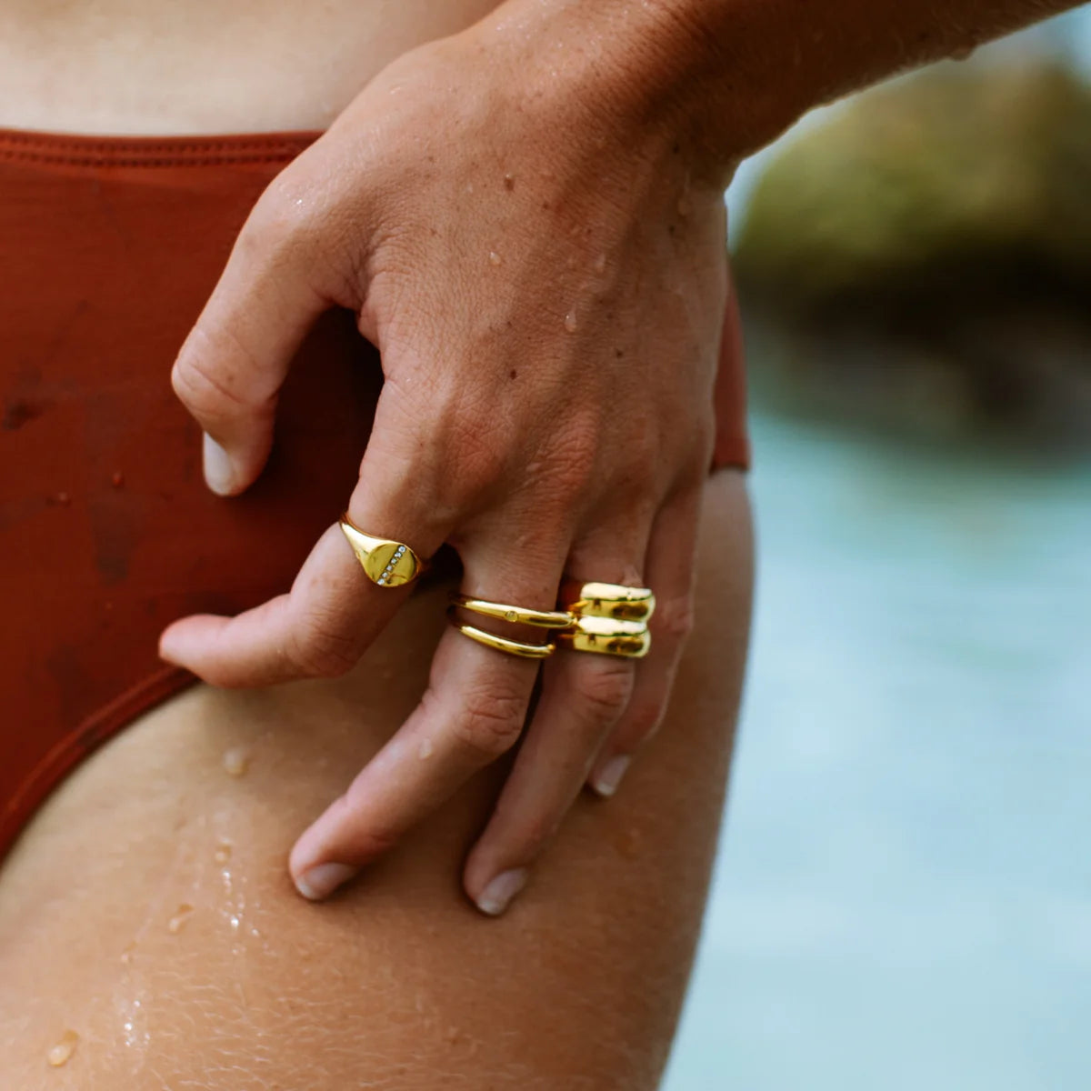Bague "Luna" Signet