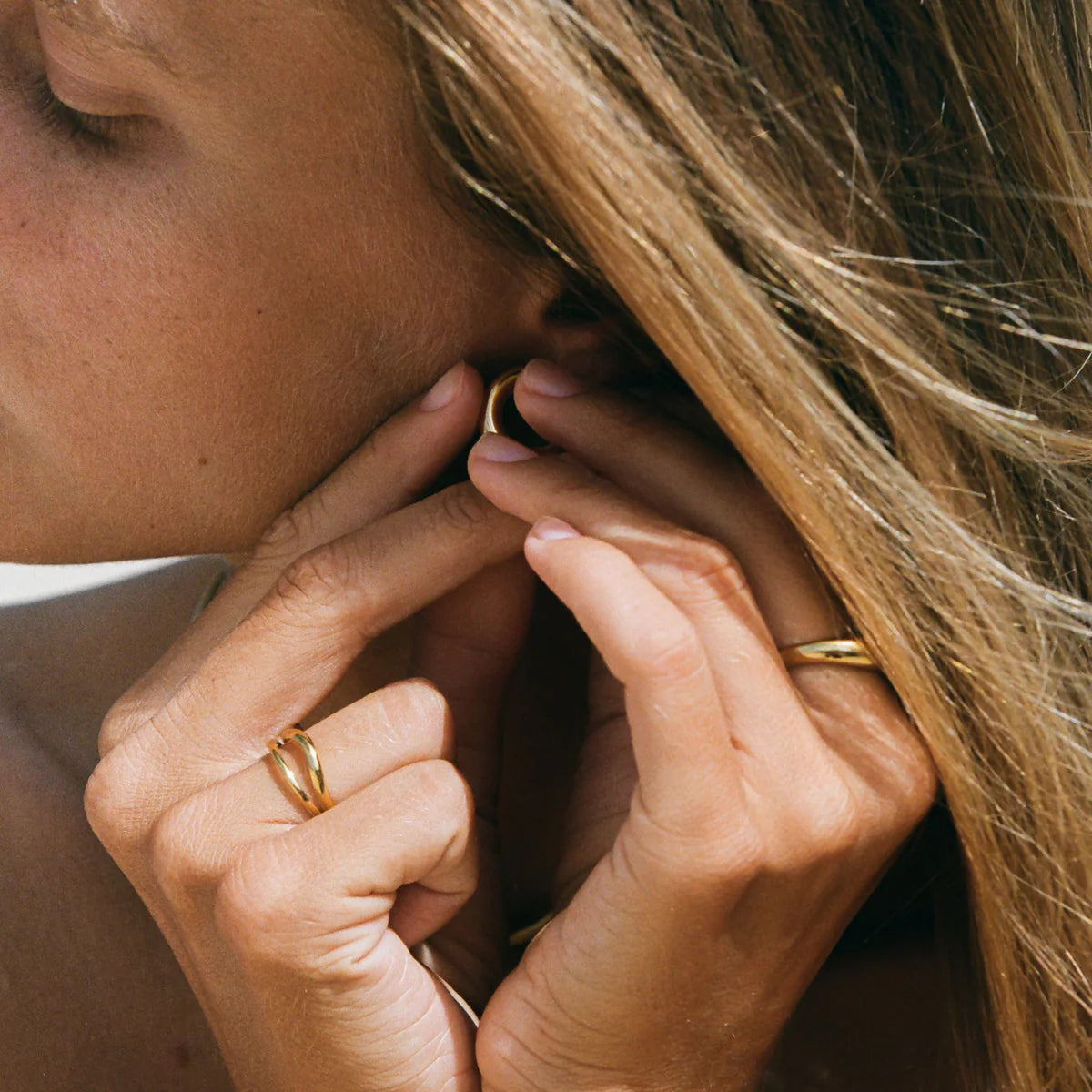 Bague double "Breeze"